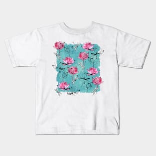 Waterlily dragonfly Kids T-Shirt